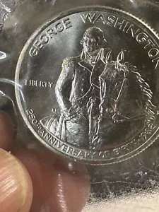 1982-d george washington silver half dollar - Picture 1 of 3