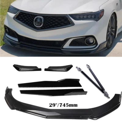 Front Bumper Lip Spoiler Splitter Side Skirt Rear Lip For Acura TLX A-Spec Foto 1 de 4