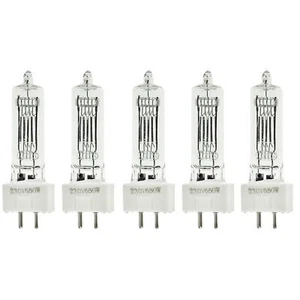 Fresnel Tungsten Spotlight Bulbs x5 650W GY9.5 230V Professional Studio Lighting - Picture 1 of 6