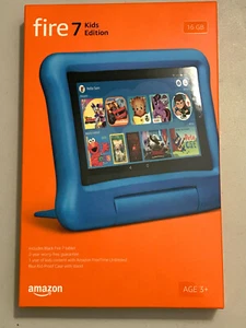 Amazon Fire 7 Kids Edition 7ta Generación 16 GB 7" Tablet Wit Estuche a prueba de niños Azul - Imagen 1 de 11