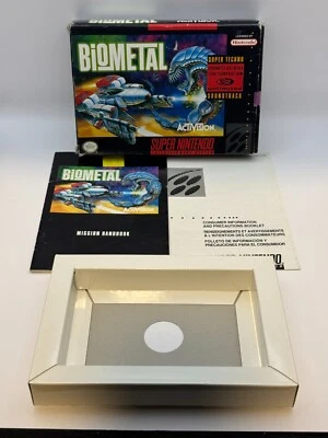 Biometal (Super Nintendo, SNES) - Authentic (Box, manual, & insert only) - Image 1 of 4