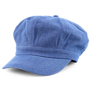 Kids 100% Cotton Newsboy Hat with Elastic Adjustable Closure- FREE SHIPPING - Picture 1 of 21
