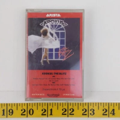 Krokus The Blitz Cassette Tape 1984 Arista Records Vintage Hard Rock Album - Image 1 of 4
