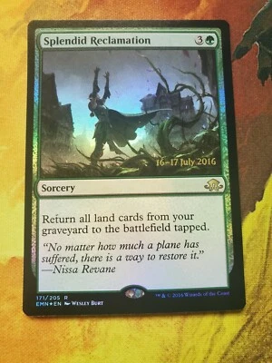 Splendid Reclamation -PRERELEASE PROMO Near Mint MTG Eldritch Moon FREE SHIPPING - Image 1 of 3