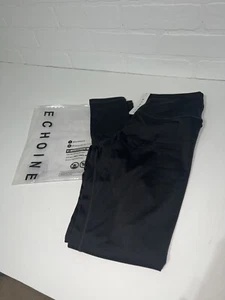 ECHOINE Buttery Soft Tummy Control High Waist Black Yoga Pants Size MEDIUM - Picture 1 of 6
