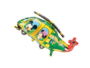 Foil Balloon Helicopter Mickey Mouse Helium - Picture 1 of 1