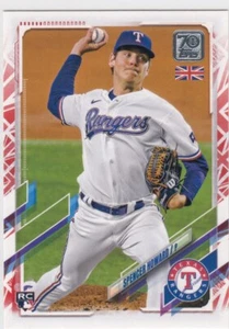 2021 Topps 70th UK SPENCER HOWARD Big Ben paralelo #156 47/99 Rangers novato - Imagen 1 de 1