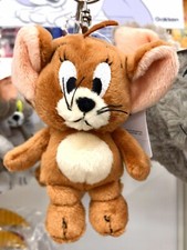 NICI Tom & Jerry Mascot Chain Stuffed Toy Plush Key Ring Jerry Doll Japan brown