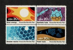 1982 U.S KNOXVILLE WORLDs FAIR Se-Tenant SET of 4 Sc#2006-9 M/NH/OG GEM! - Picture 1 of 1