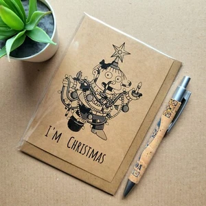 The Simpsons Christmas card - Funny Ralph Xmas card - I'm Christmas - Picture 1 of 3