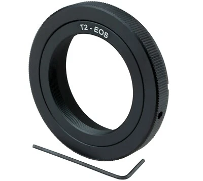 T2-EOS Mount Adapter T2/T Ring For Canon EOS EF 1300D,1200D,1100D,1000D,100D  - Image 1 of 4