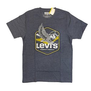 Levi's Men's Short Sleeve Crew Neck Graphic Logo T-Shirt