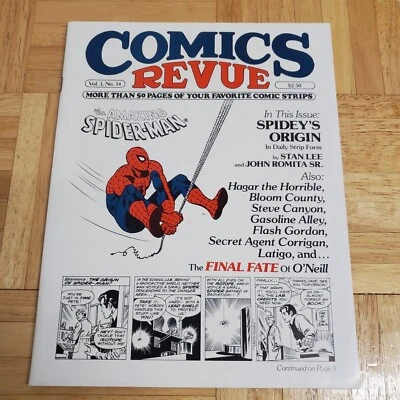 Comics Revue 1985 Vol 1 No 14 Amazing Spider Man Origin by Stan Lee -John Romita - Image 1 of 4