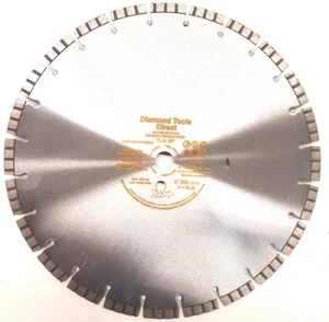 350 mm Diamanttrennscheibe Diamantscheibe 10mm TURBO LASER TL-2-SP Flex H=30 mm - Picture 1 of 3