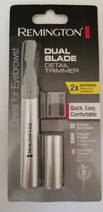 Remington Dual Blade Detail Trimmer Hair Removal Nose Ear Eyebrows Sideburns - Picture 1 of 2