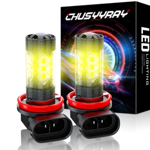 Bombillas LED H11 H8 Oro 3000K Amarillo Super Brillante Luz DRL Alta Potencia 2 - Imagen 1 de 12