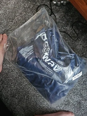 Bestway 6700 Comfort Quest Flocked Air Bed - 185 X 76 X 22 Cm Single Blue - Image 1 of 4