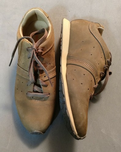 Timberland Ballerine da donna in pelle marrone con lacci taglia 8 5M