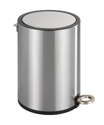 WENKO Kosmetik Tret Müll Eimer MONZA 3 L Abfall Edelstahl mit Absenkautomatik WC - Bild 1 von 3