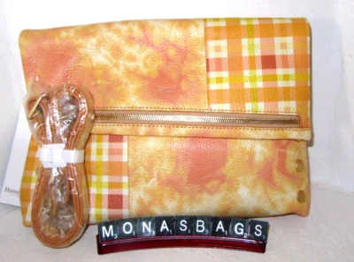 Nuevo Bolso Bandolera Hammitt VIP Grande Caléndula Mango Tie Dye Guinga Cuadros Nuevo con Etiquetas $375 Foto 1 de 4