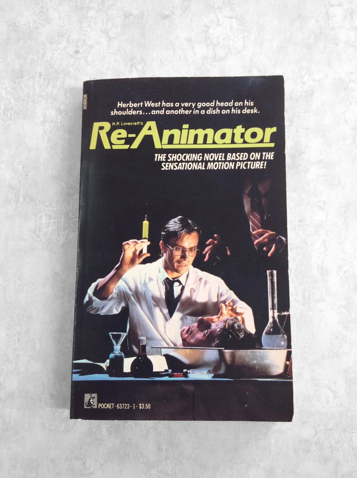 Rare Re-Animator Jeff Rovin Horror Movie Tie-In Paperback Novelization 1st Print - Image 1 of 4