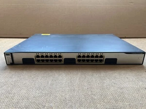 Cisco WS-C3750G-24T-E 24-Port Gigabit Ethernet Switch – Layer 3, Managed - Imagen 1 de 3