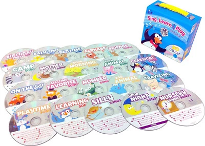 NEW Sing Learn & Play Toddler Preschool Learning Fun [Audio CD, 20-disc Set] Foto 1 de 4