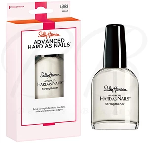 SALLY HANSEN Advanced Hard As Nails Nail Strengthener Clear Transparent *NEW* - Picture 1 of 5