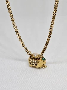 Joan Rivers Halskette goldfarben Elefant - Bild 1 von 13