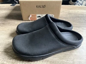 Kalso Earth Schuh Mako Leder schwarz Clog negativer Absatz Damengröße 6 US NEU!! - Bild 1 von 8