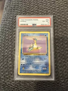 Lapras Fossil 10/62 Pokemon Card Pokémon PSA 6 - No Whitening - Picture 1 of 1