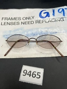 VERA WANG V24 EYEGLASS FRAME CAT EYE 49-16-136 BROWN CH HALF-RIM WOMENS - Picture 1 of 7