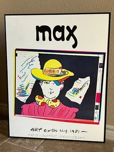 Peter Max "Art Expo NY 1981" Print Signed 1/200 Martin Lawrence Limited Edition - Picture 1 of 12