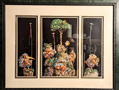 Limited Edition Print By James C Christensen. 6 Bird Hunters In Full Camouflage - Image 1 of 4