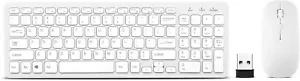 Wireless Keyboard and Mouse Combo Compact Quiet Wireless Keyboard and Mouse S... - Picture 1 of 7