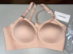 Momcozy Women's Nursing Bralette Bra Beige Size Large - Picture 1 of 7