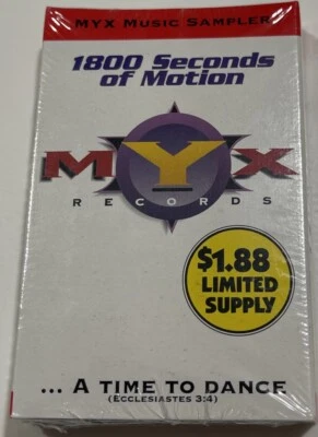 SEALED OP “1800 Seconds Of Motion” 1992 Techno Cassette on Scott Blackwell’s MYX - Image 1 of 3