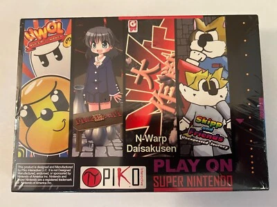 Play On Super Nintendo: Super 4 in 1 Multicart with Box - Piko Interactive - Image 1 of 4