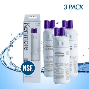 3 Pack Kenmore 9081 Replacement Refrigerator Water Filter 469081 New Sealed - Picture 1 of 6