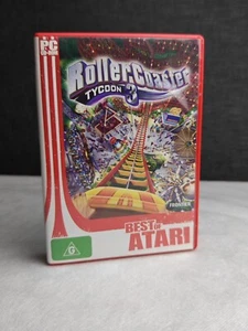RollerCoaster Tycoon 3 Best of Atari PC CD-Rom Simulation Game - Picture 1 of 12