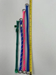 Four small nylon pet collars - Picture 1 of 1