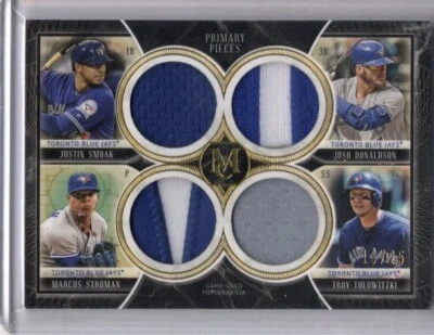 2018 Topps Museum Collection /25 Justin Smoak Stroman Josh Donaldson Tulowitzki - Image 1 of 2