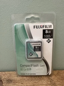 NEW - Fujifilm 8GB 100X Compact Flash Card - Picture 1 of 1