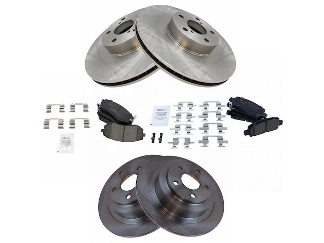 Front and Rear Brake Pad and Rotor Kit For 2002-2004 Subaru Outback 2003 VS831ZZ Foto 1 de 1