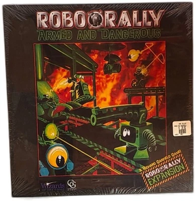 RoboRally Armed And Dangerous Board Game Expansion 1995 New Sealed WOTC - Image 1 of 4