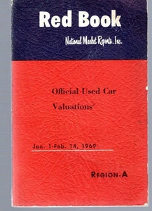 Region A ~ Red Book National Market Report Used Cars Jan - Feb 14, 1969 - Picture 1 of 1