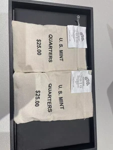 2010 - P.D. ATB Quarters Grand Canyon $25 U.S. Mint Sewn Bags - Picture 1 of 1