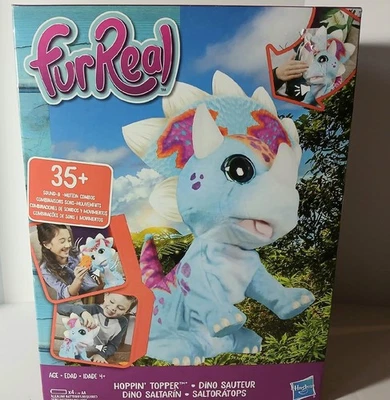 Juguete interactivo de peluche para mascotas FurReal Baby DINO Hoppin Topper NUEVO Foto 1 de 2