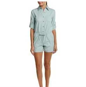 Mameluco Cabi Alexa Como Nuevo Botón Corbata Cintura Pestaña Mangas #5107 Mujer M - Imagen 1 de 7