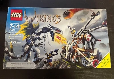 Viking Double Catapult vs Ofnir Dragon #7021 LEGO sealed 2015 - Image 1 of 4